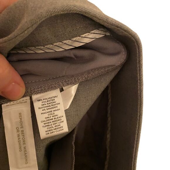 LOFT NEW Gray Dress Pants Style Marissa Straight size 0 - Picture 5 of 7